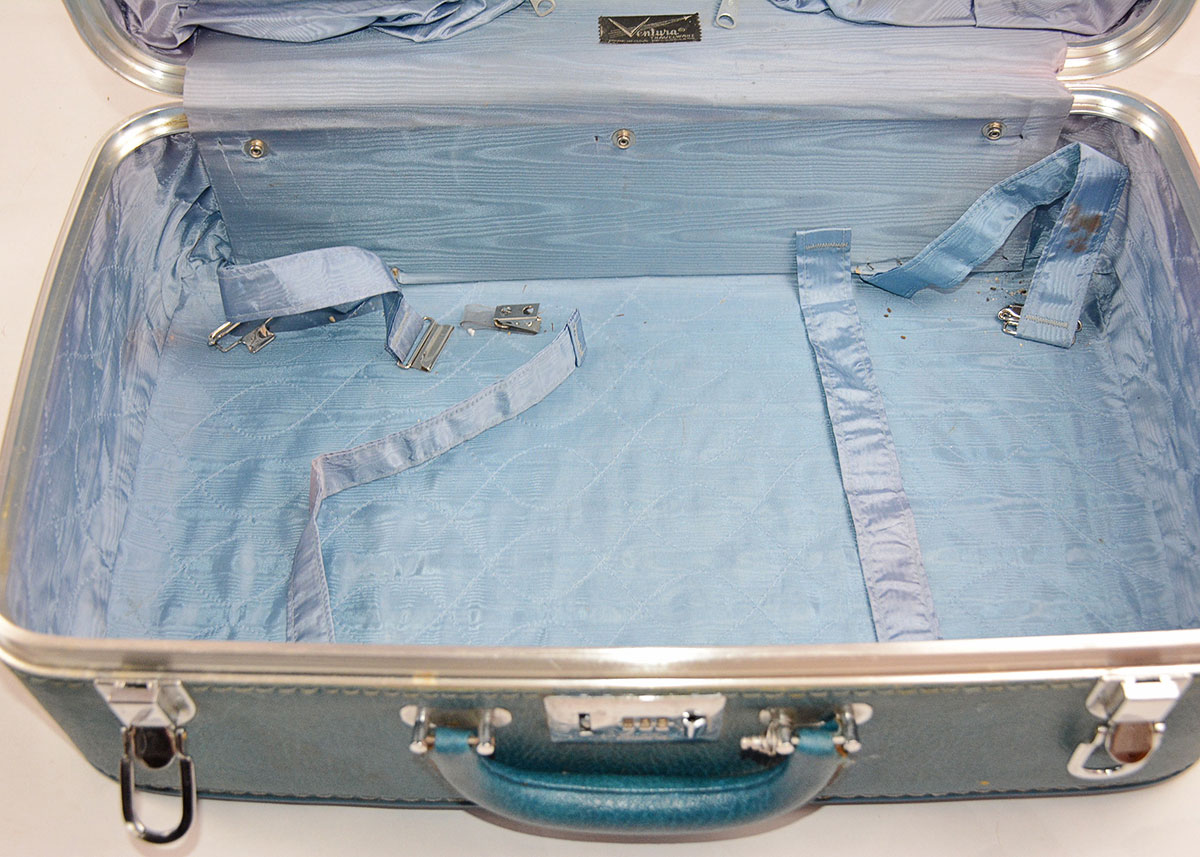 Trio of Vintage Luggage