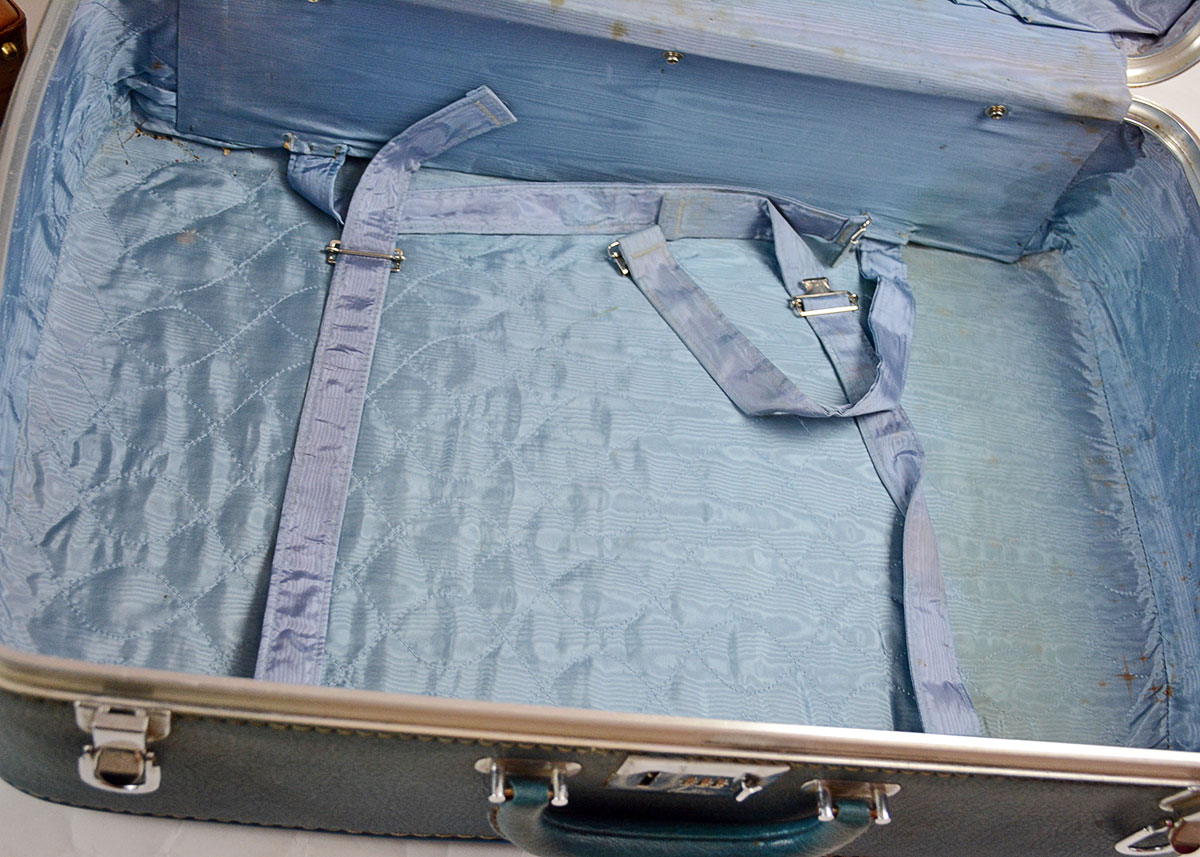 Trio of Vintage Luggage