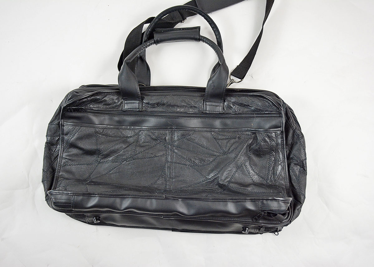 Trio of Leather Luggage