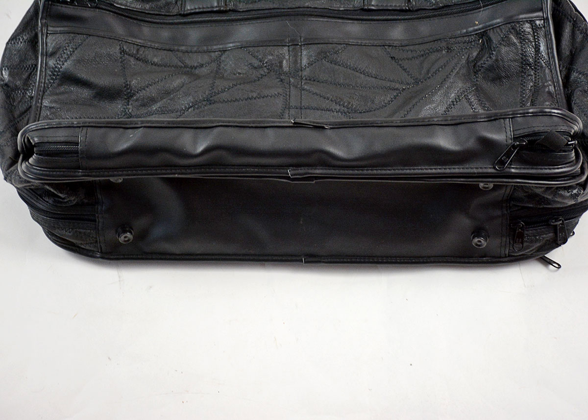 Trio of Leather Luggage