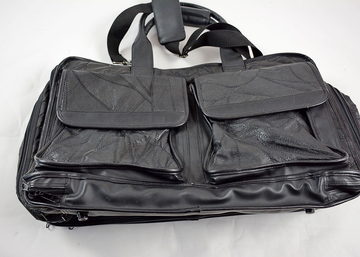 Trio of Leather Luggage