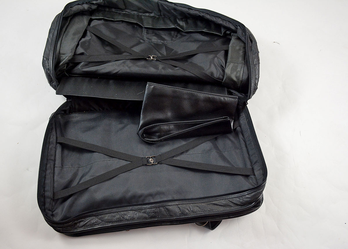 Trio of Leather Luggage