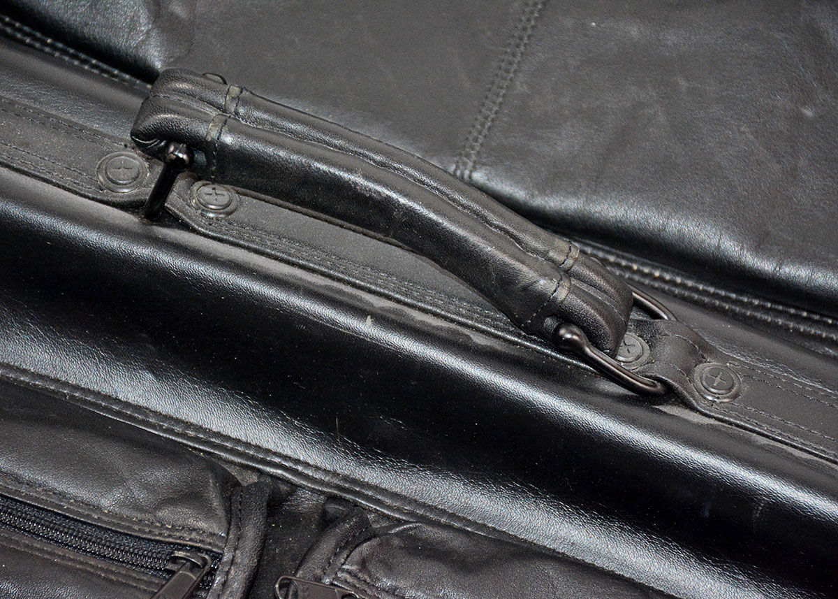 Trio of Leather Luggage