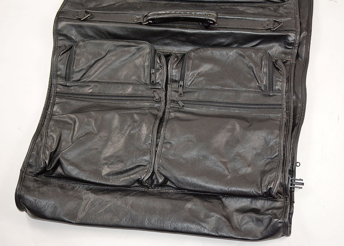 Trio of Leather Luggage