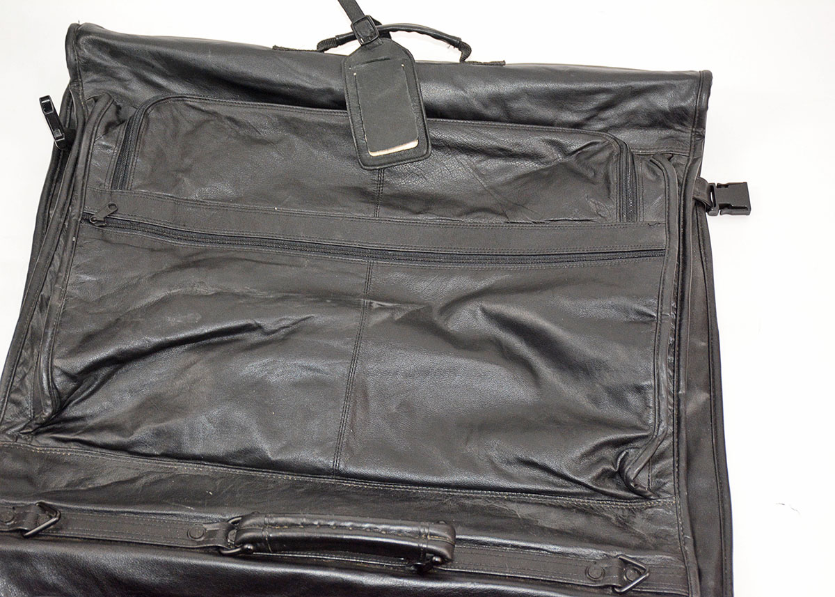 Trio of Leather Luggage