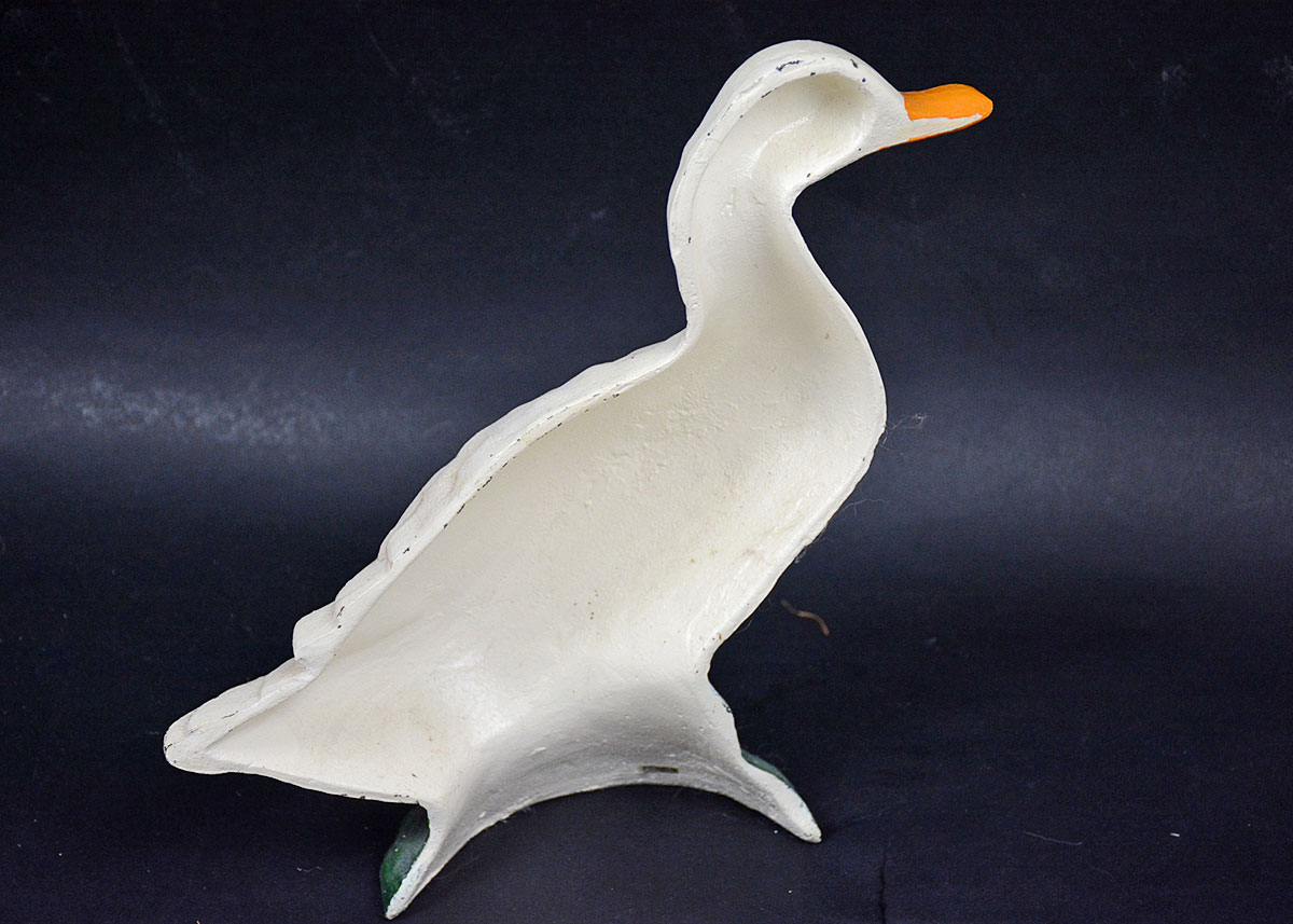 Enameled Iron Duck Door Stopper