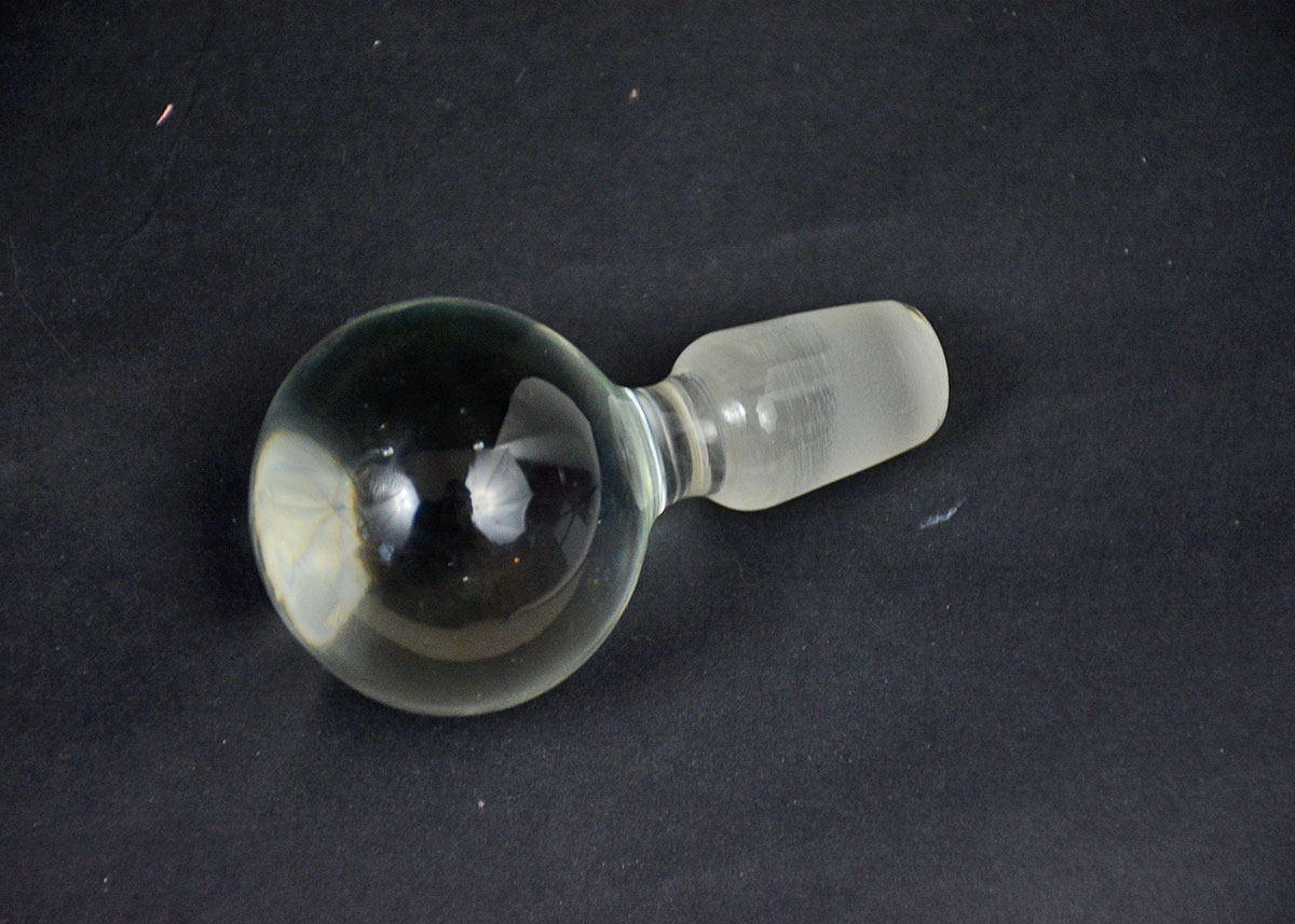 Mid Century Modern Kastrup Decanter and Four Crystal Wine Glasses