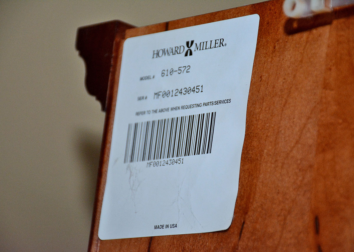 Howard Miller "Johnathan" Standing Grandfather Clock