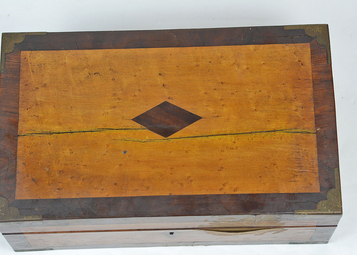 Antique Birdseye Maple Lap Desk