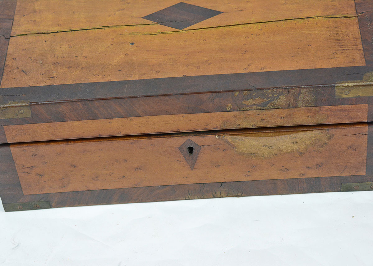 Antique Birdseye Maple Lap Desk