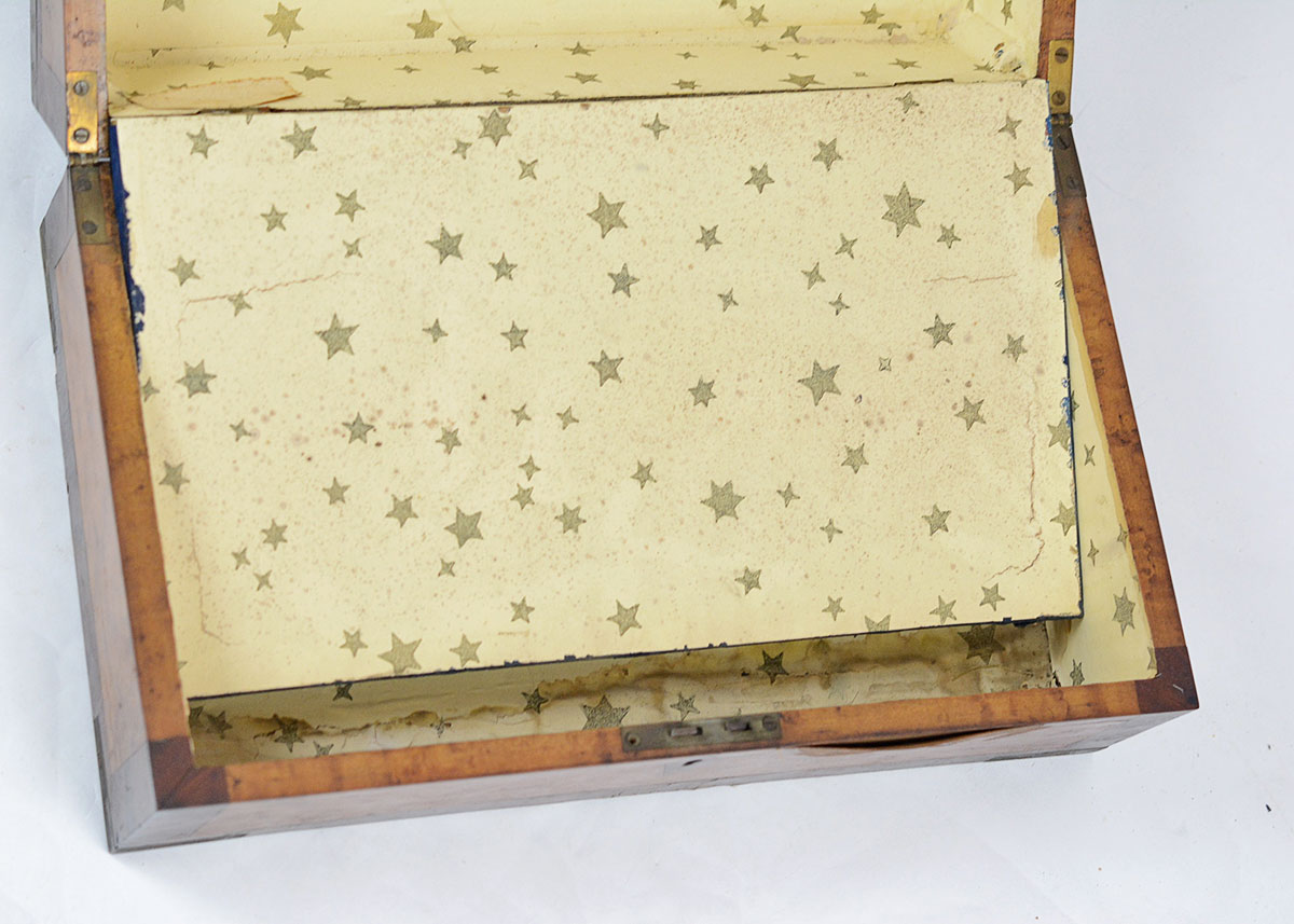 Antique Birdseye Maple Lap Desk