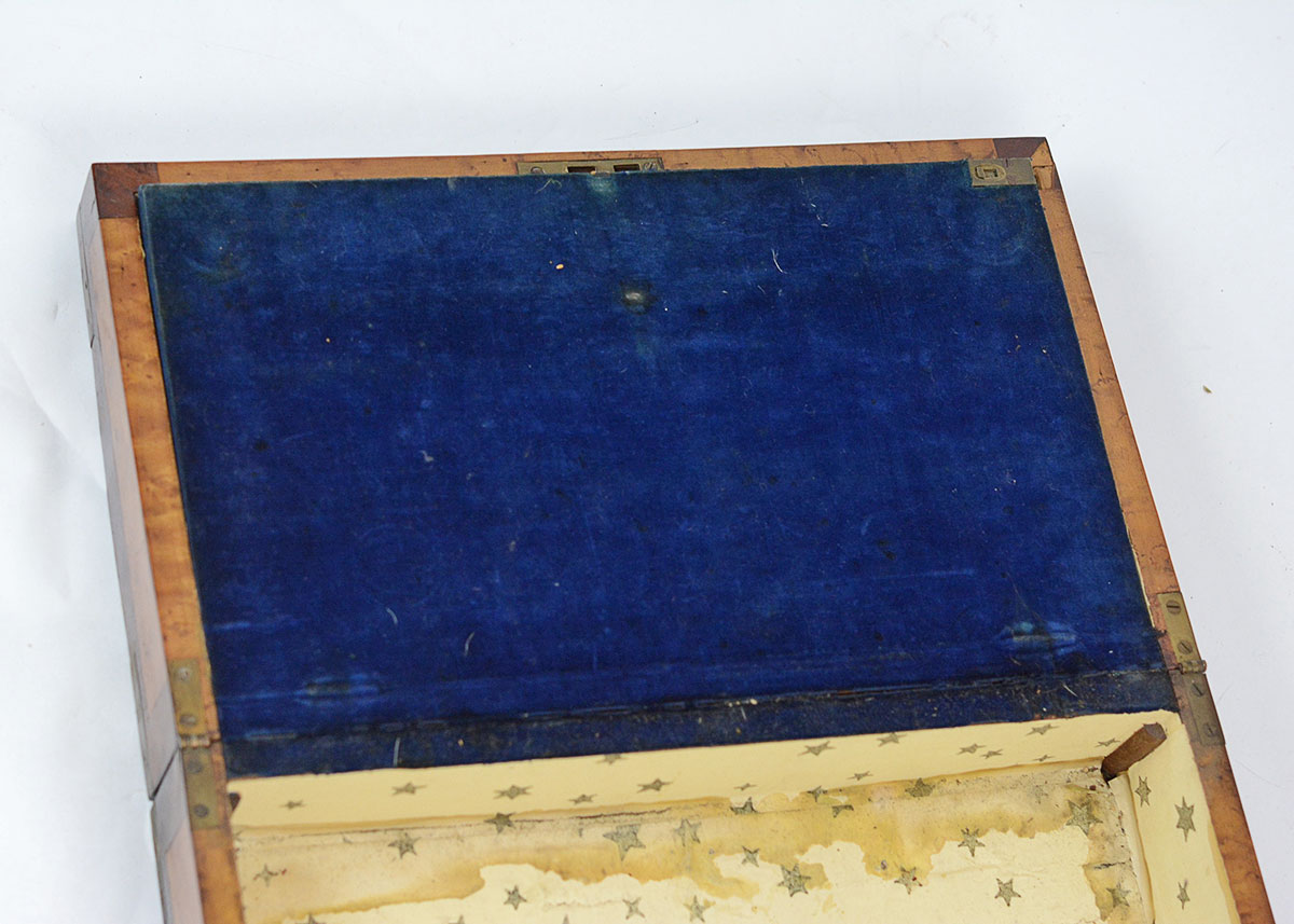 Antique Birdseye Maple Lap Desk