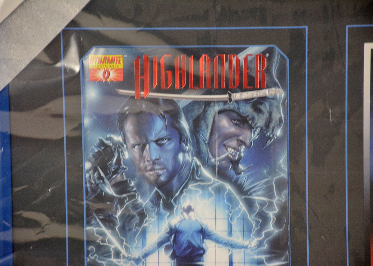 Framed Dynamite Entertainment's Highlander Issue #0
