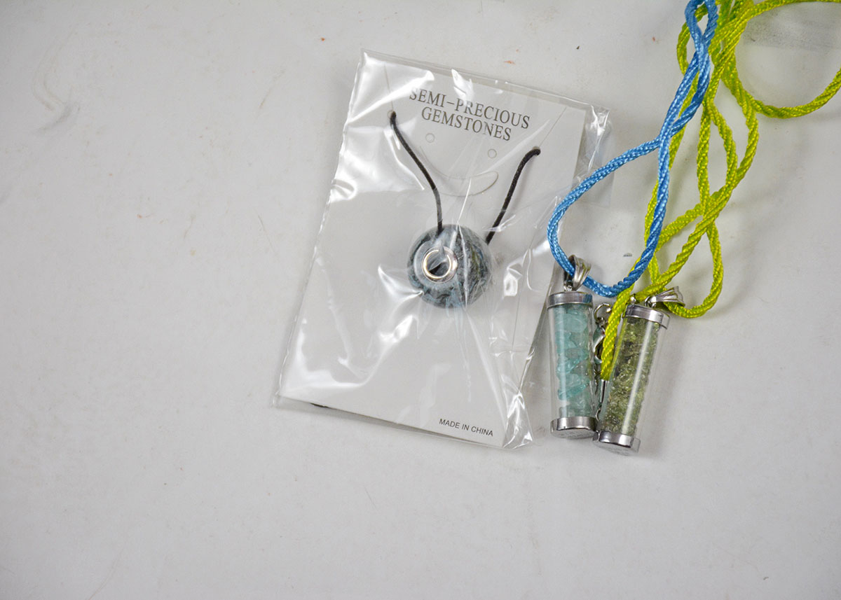 Collection of Colorful Natural Stone Necklaces and Bracelets