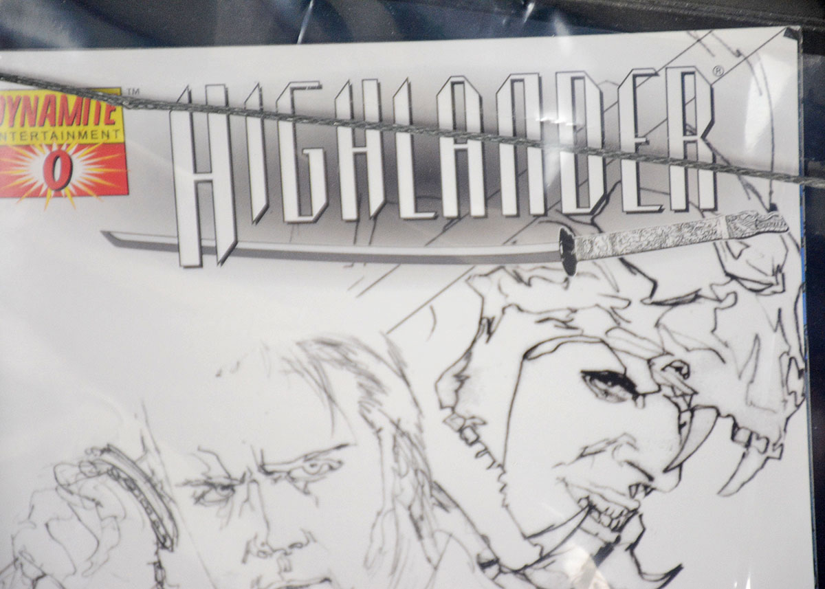 Framed Dynamite Entertainment's Highlander Issue #0