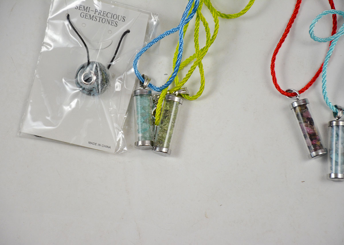 Collection of Colorful Natural Stone Necklaces and Bracelets