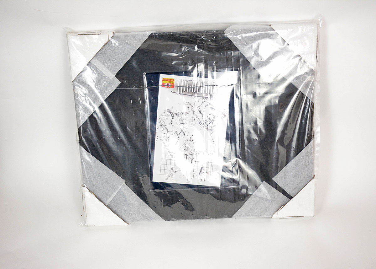 Framed Dynamite Entertainment's Highlander Issue # 0