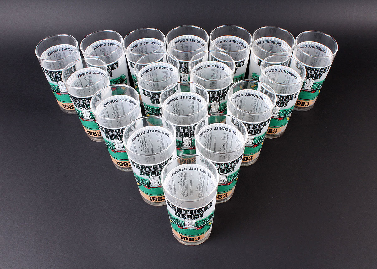 1983 Kentucky Derby Official Julep Glasses