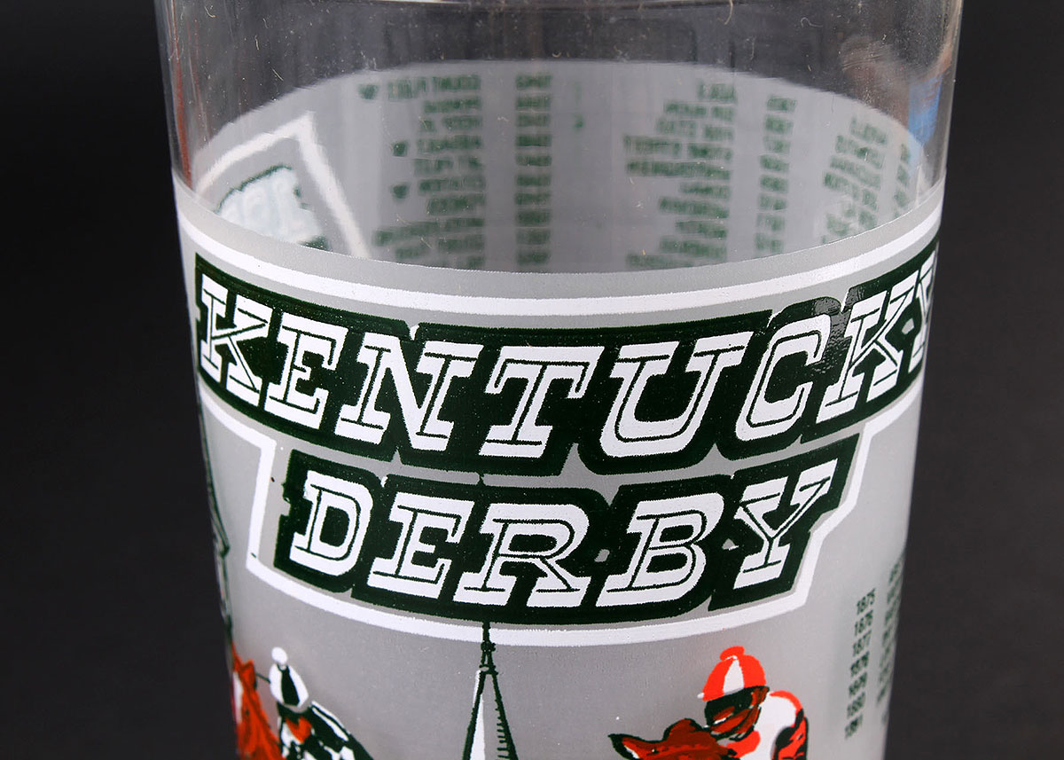 1980 Kentucky Derby Official Glasses