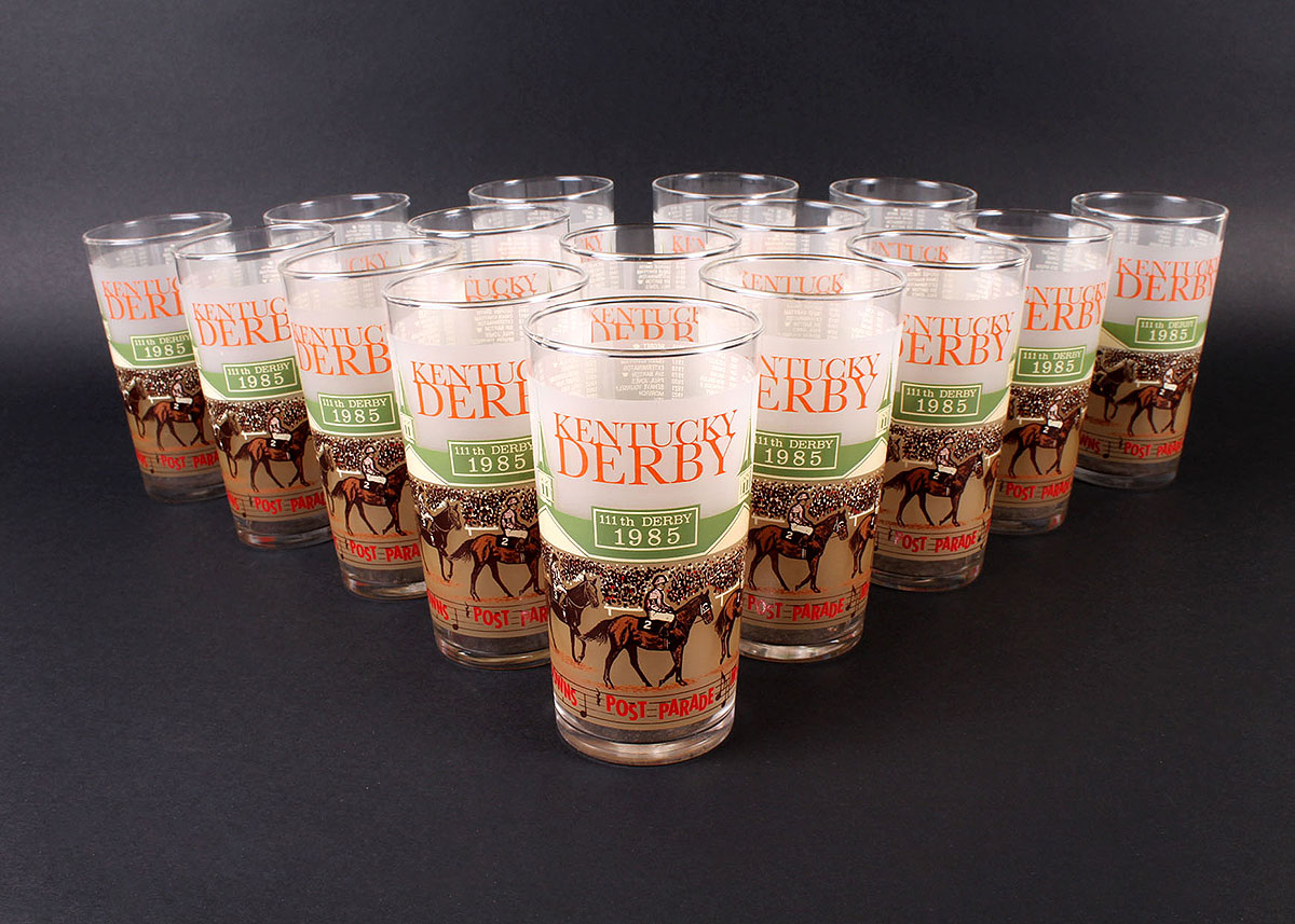 1985 Kentucky Derby Glasses