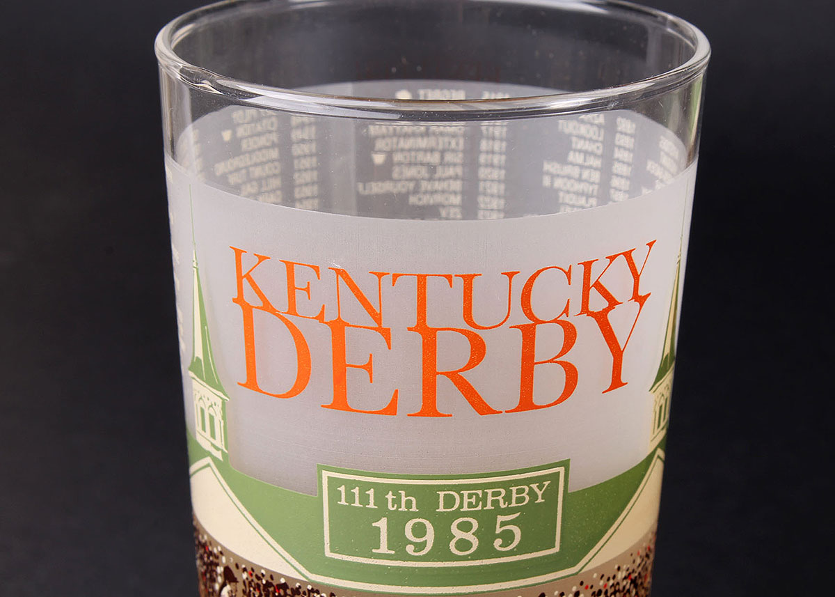 1985 Kentucky Derby Glasses