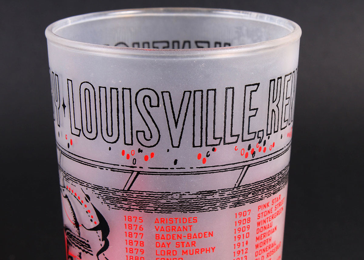 Unofficial Kentucky Derby Glasses 1967 and 1971