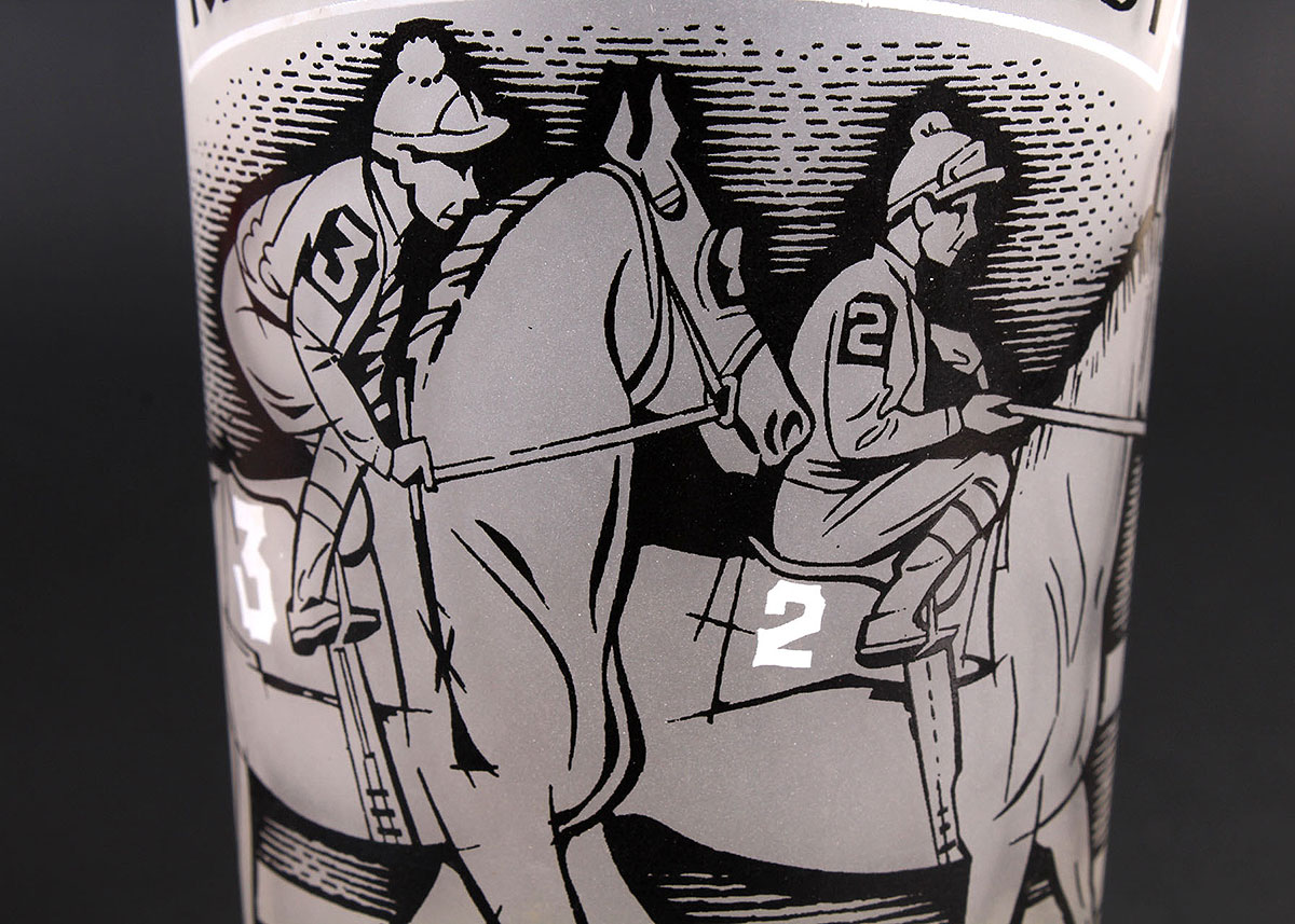 Unofficial Kentucky Derby Glasses 1967 and 1971