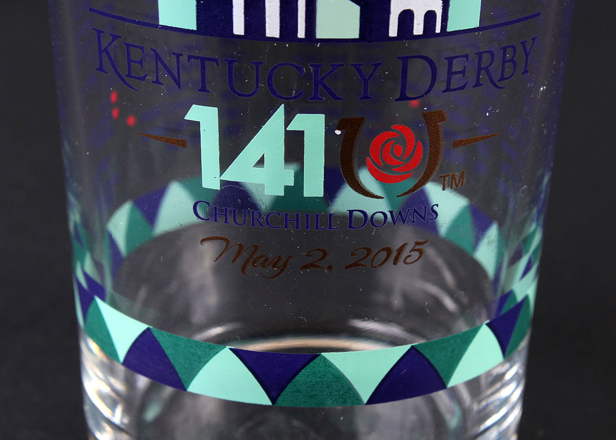 Kentucky Derby Glass Collection 1974 through 2015