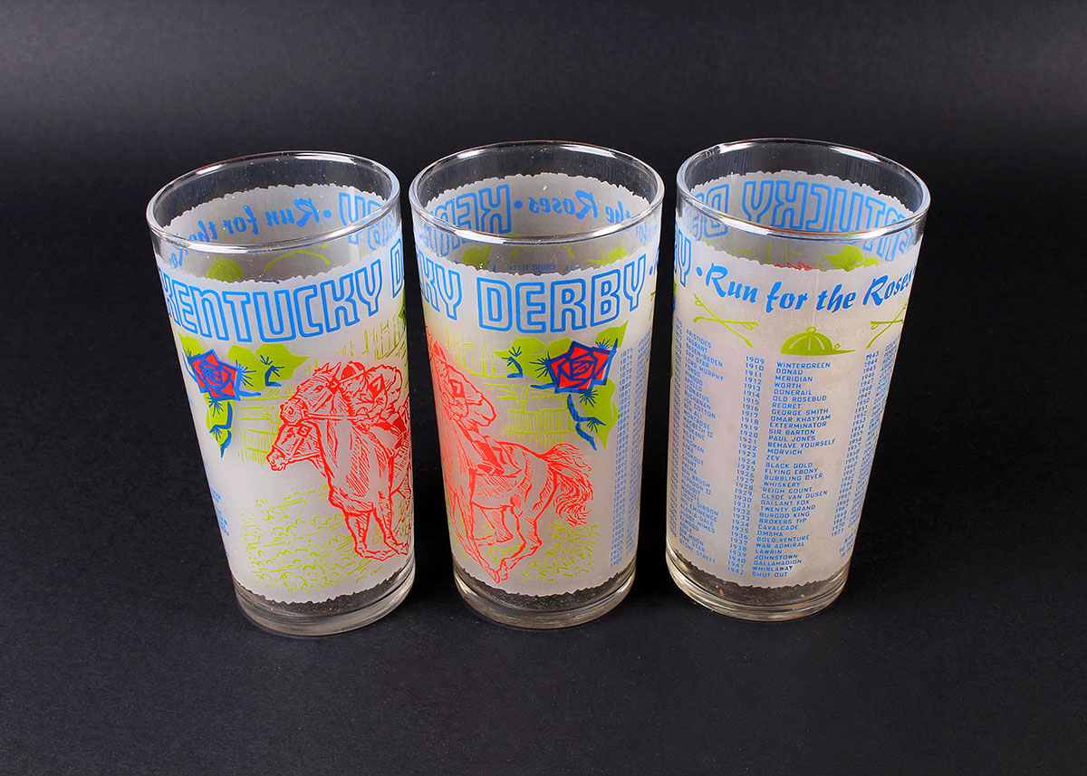 1971 Kentucky Derby Run for the Roses Mint Julep Glasses