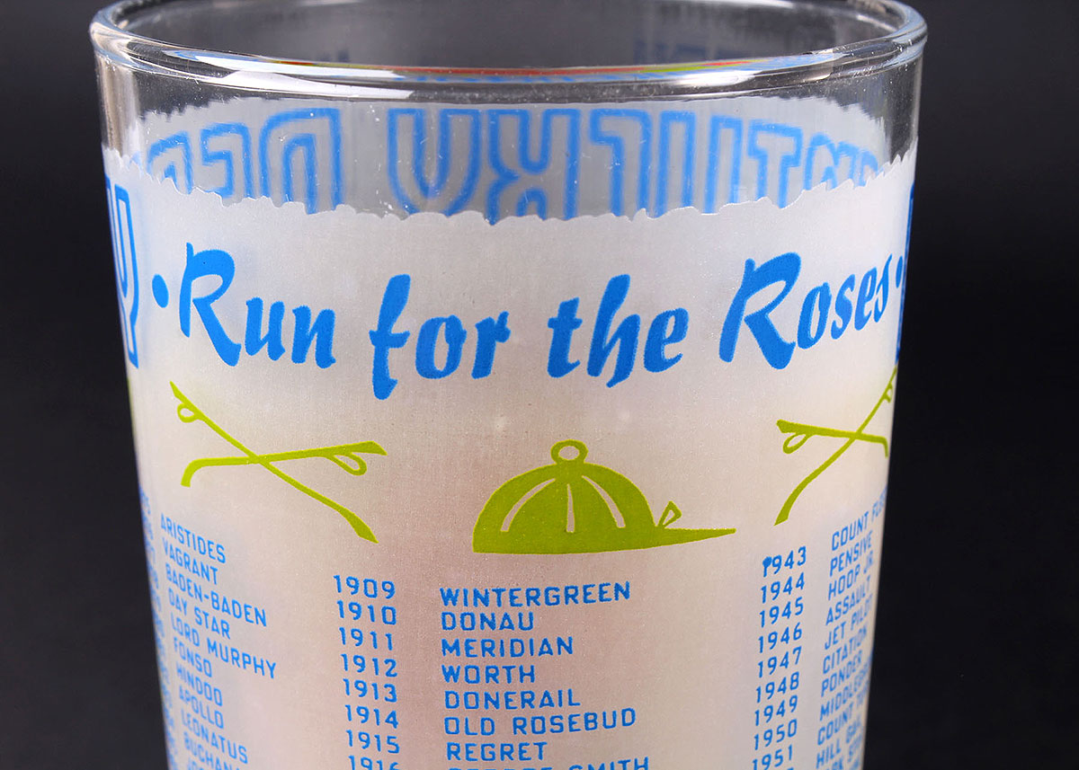 1971 Kentucky Derby Run for the Roses Mint Julep Glasses