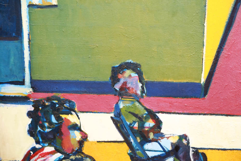 Curtis Barnes Backyard Painting