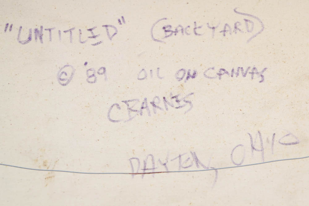 Curtis Barnes Backyard Painting