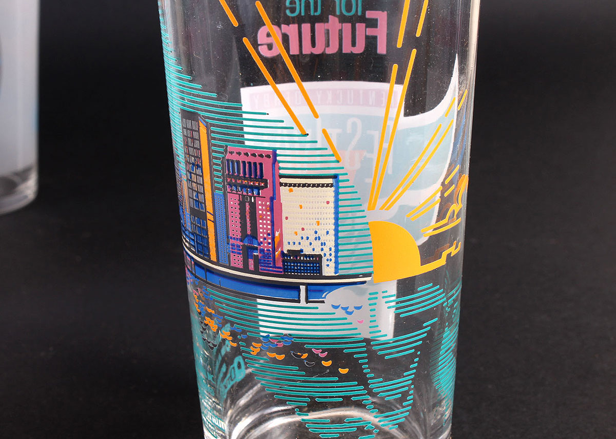 1980s and 1990s Kentucky Derby Festival Glasses