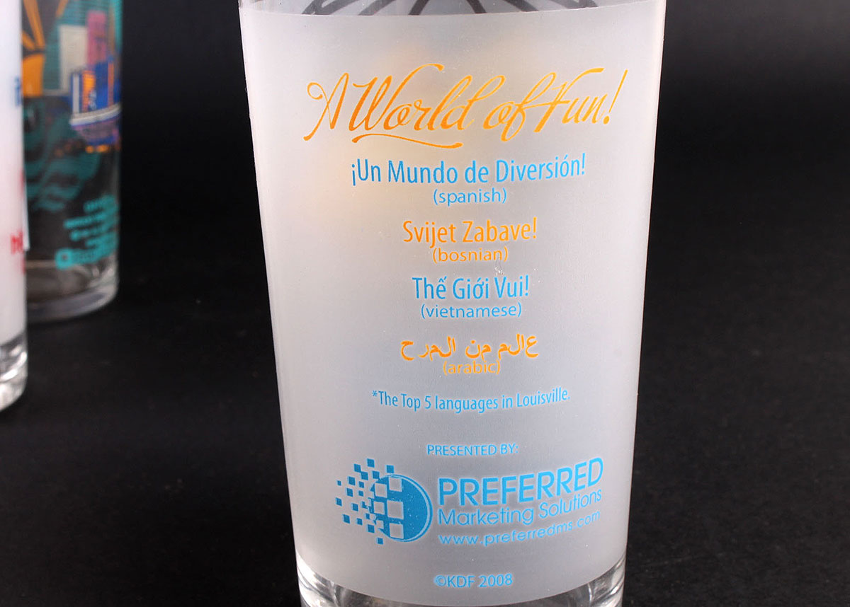 1980s and 1990s Kentucky Derby Festival Glasses