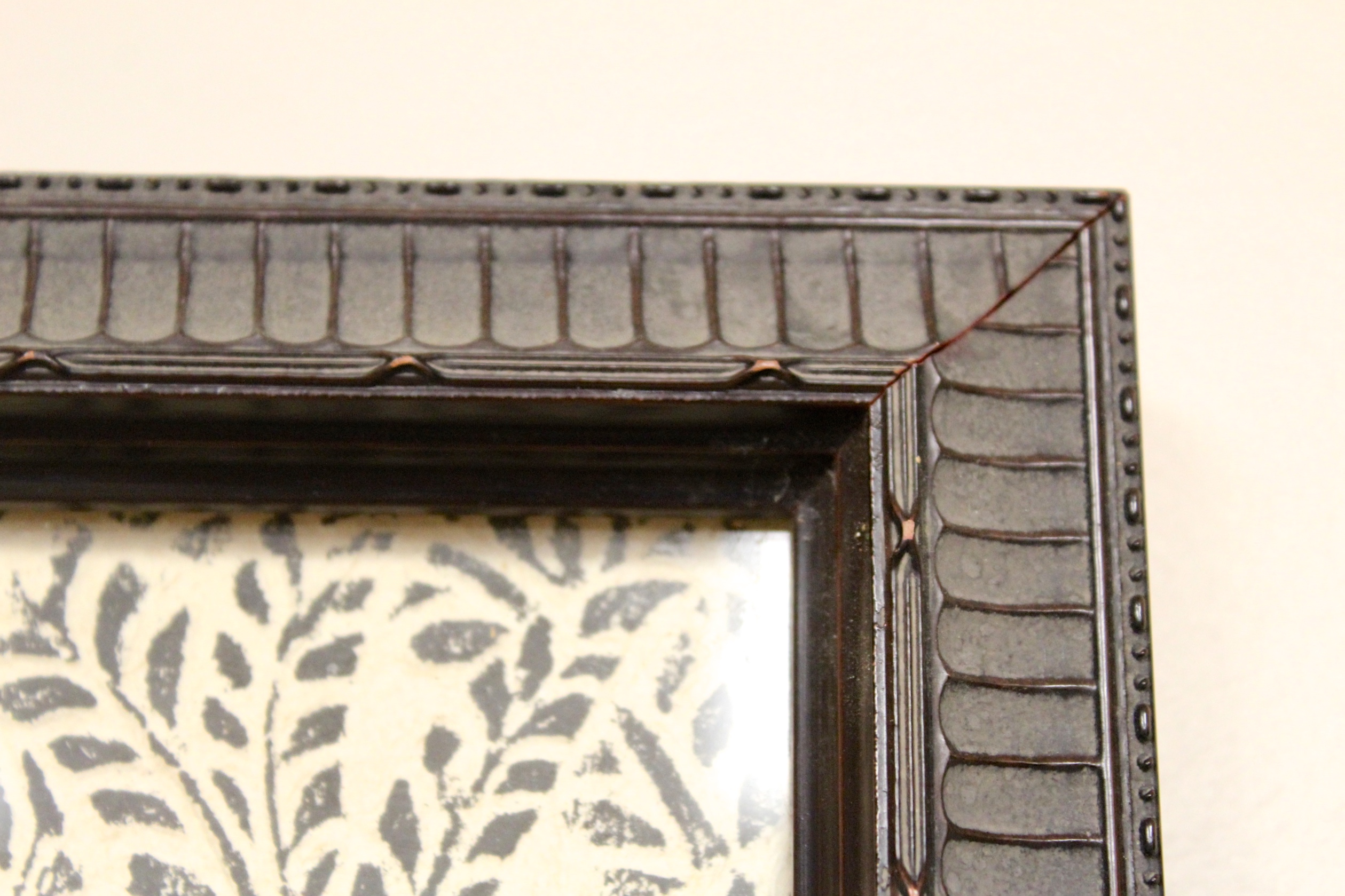 Vintage Angkor Wat Charcoal Temple Rubbing