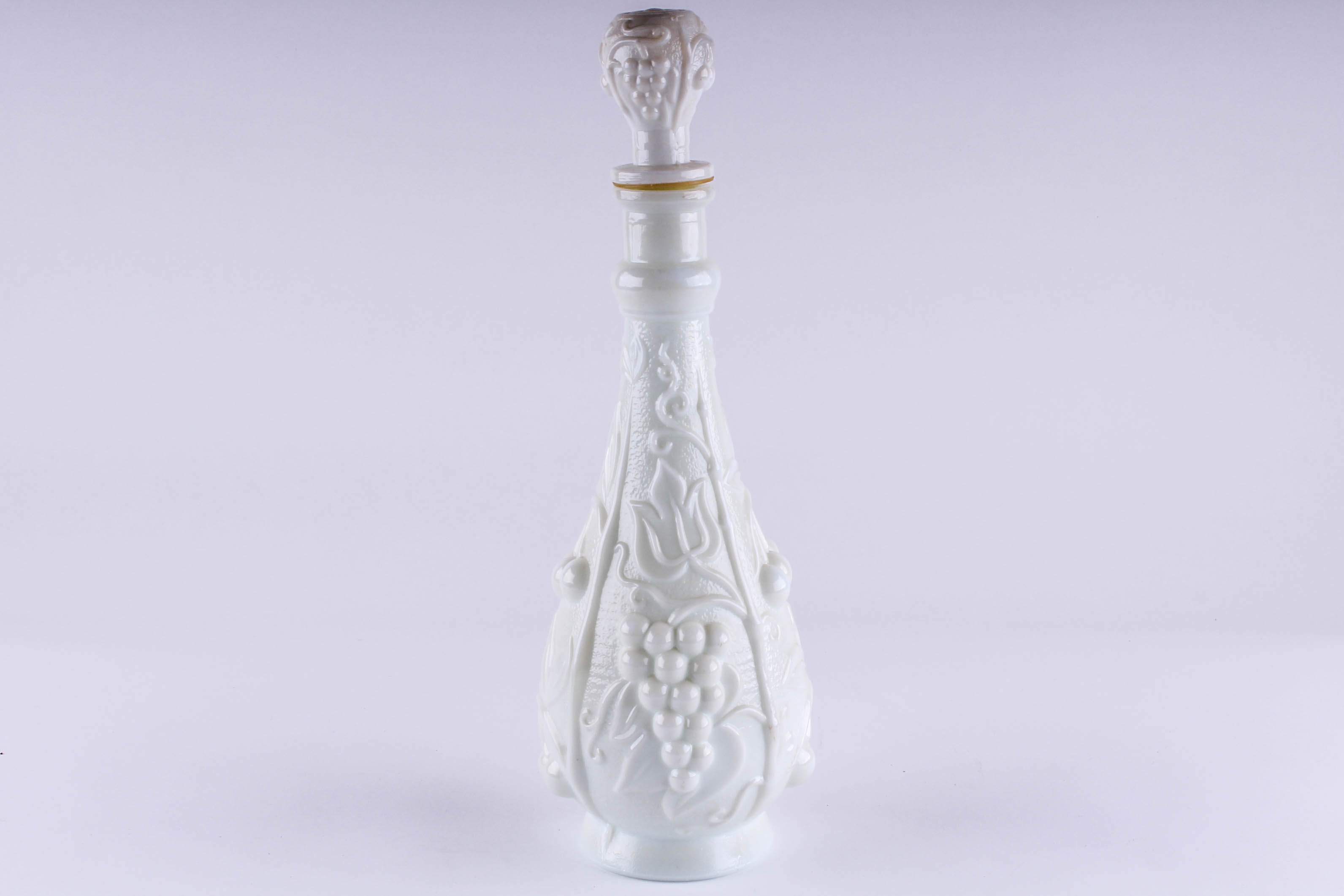 Decorative Milk Glass Jar