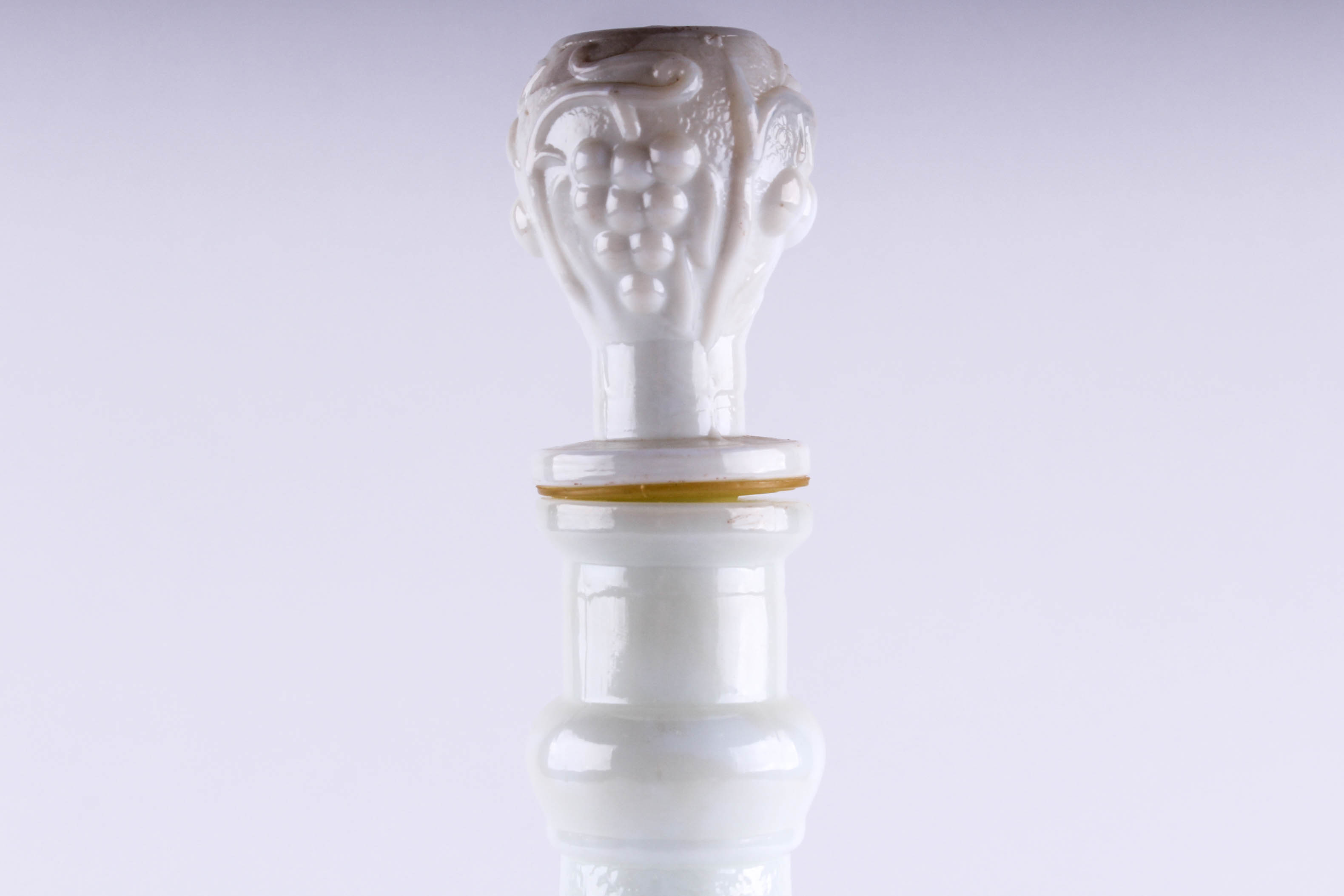 Decorative Milk Glass Jar