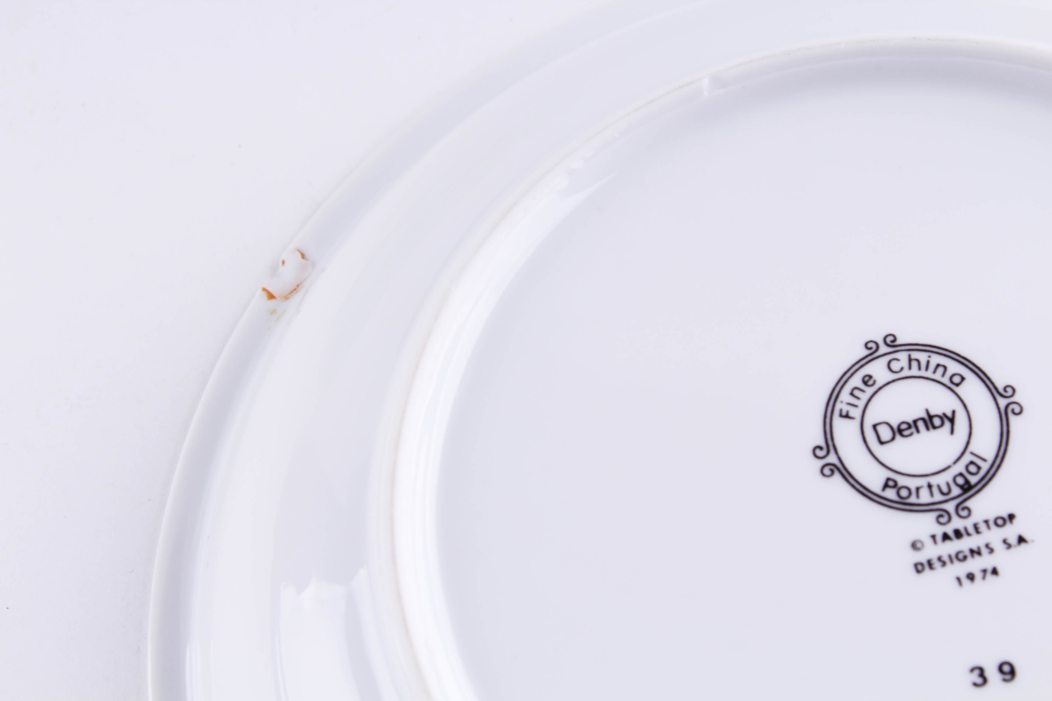 Denby Fine China Plates in "Contrariwise"