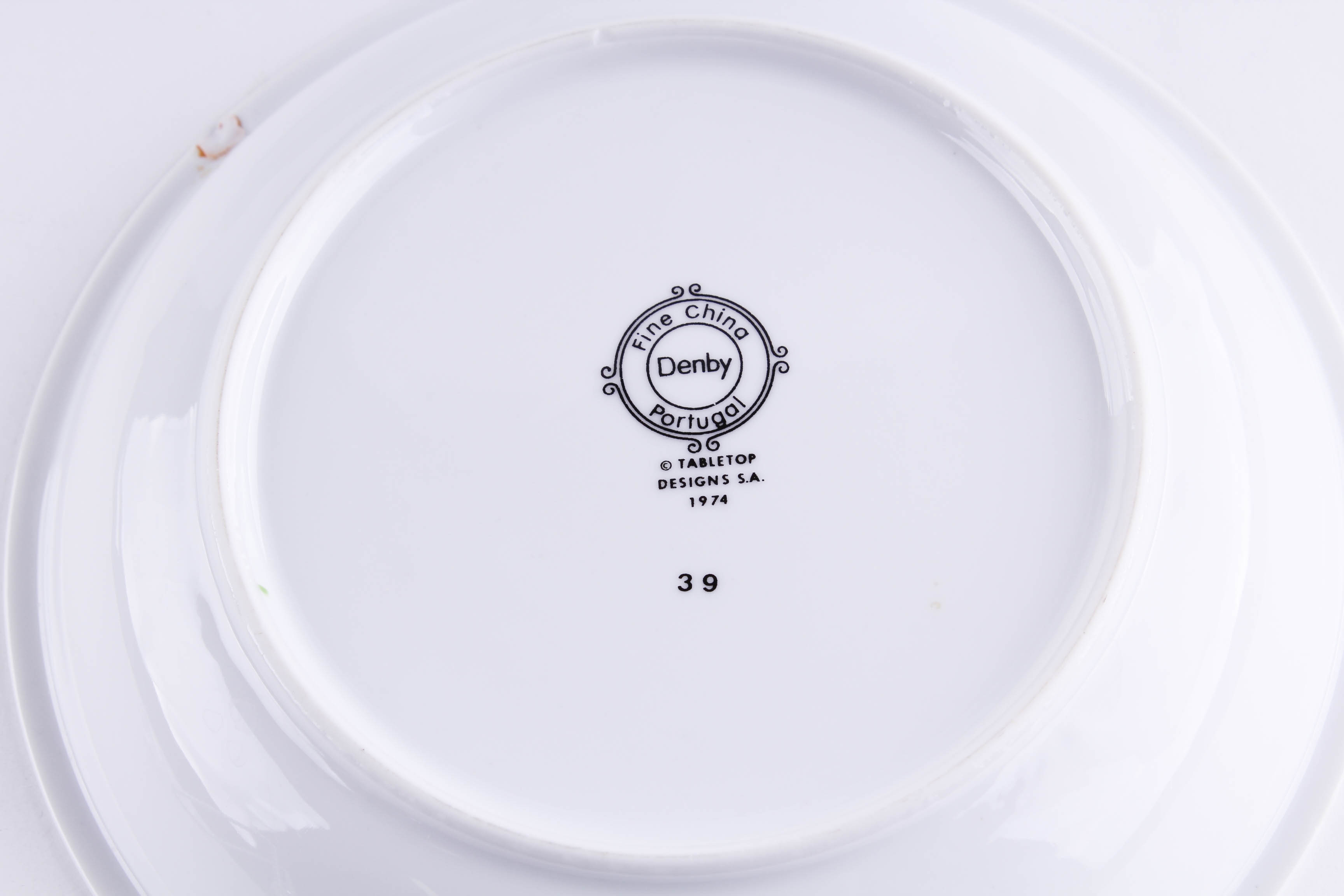 Denby Fine China Plates in "Contrariwise"