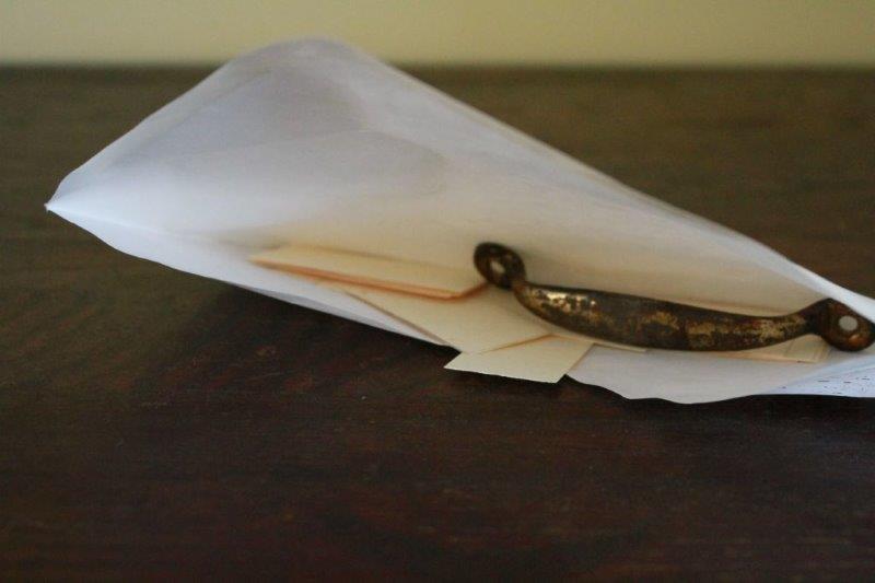 Antique Oak Flat File Storage Cabinet