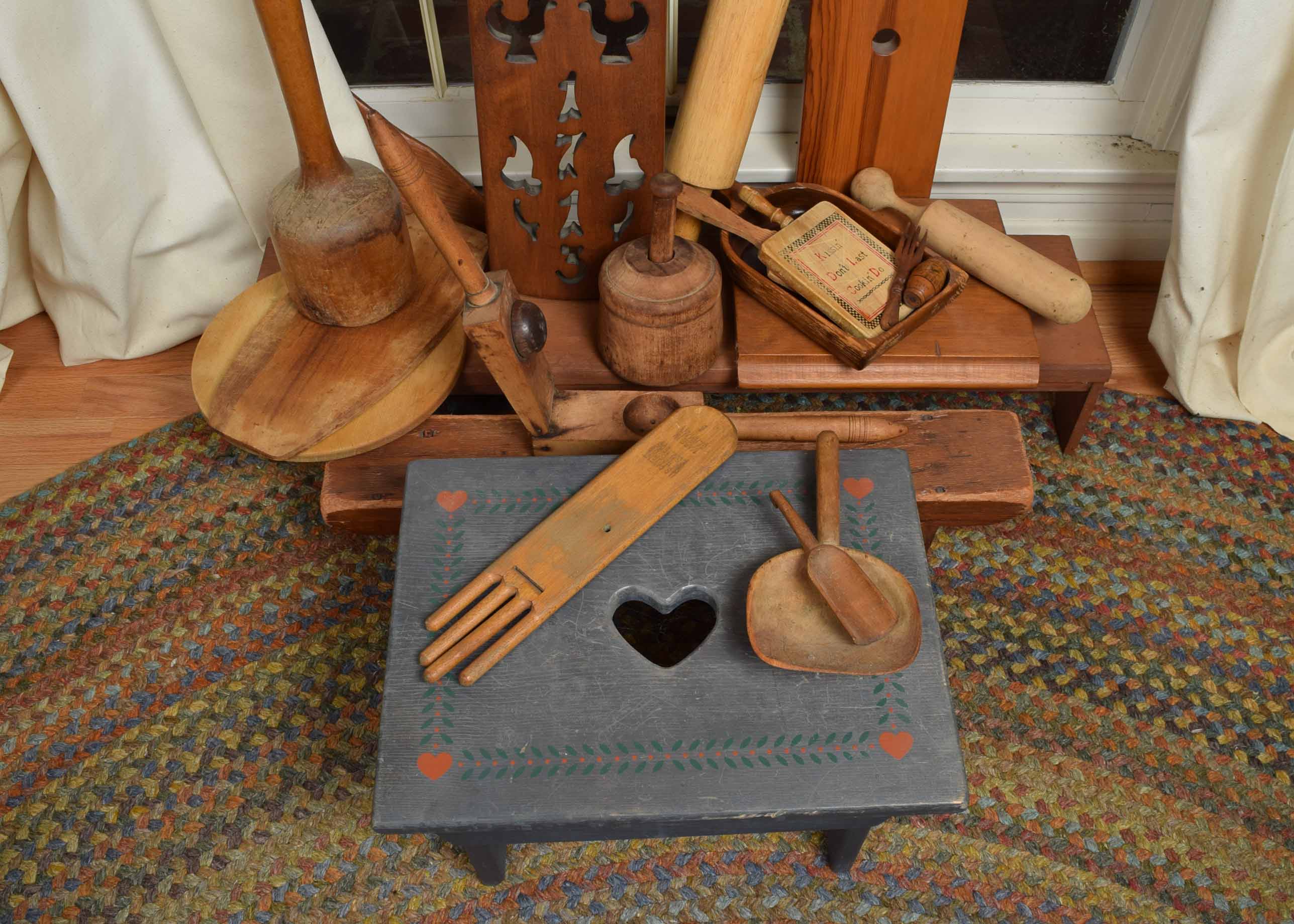Vintage and Antique Wooden Tools and Decor