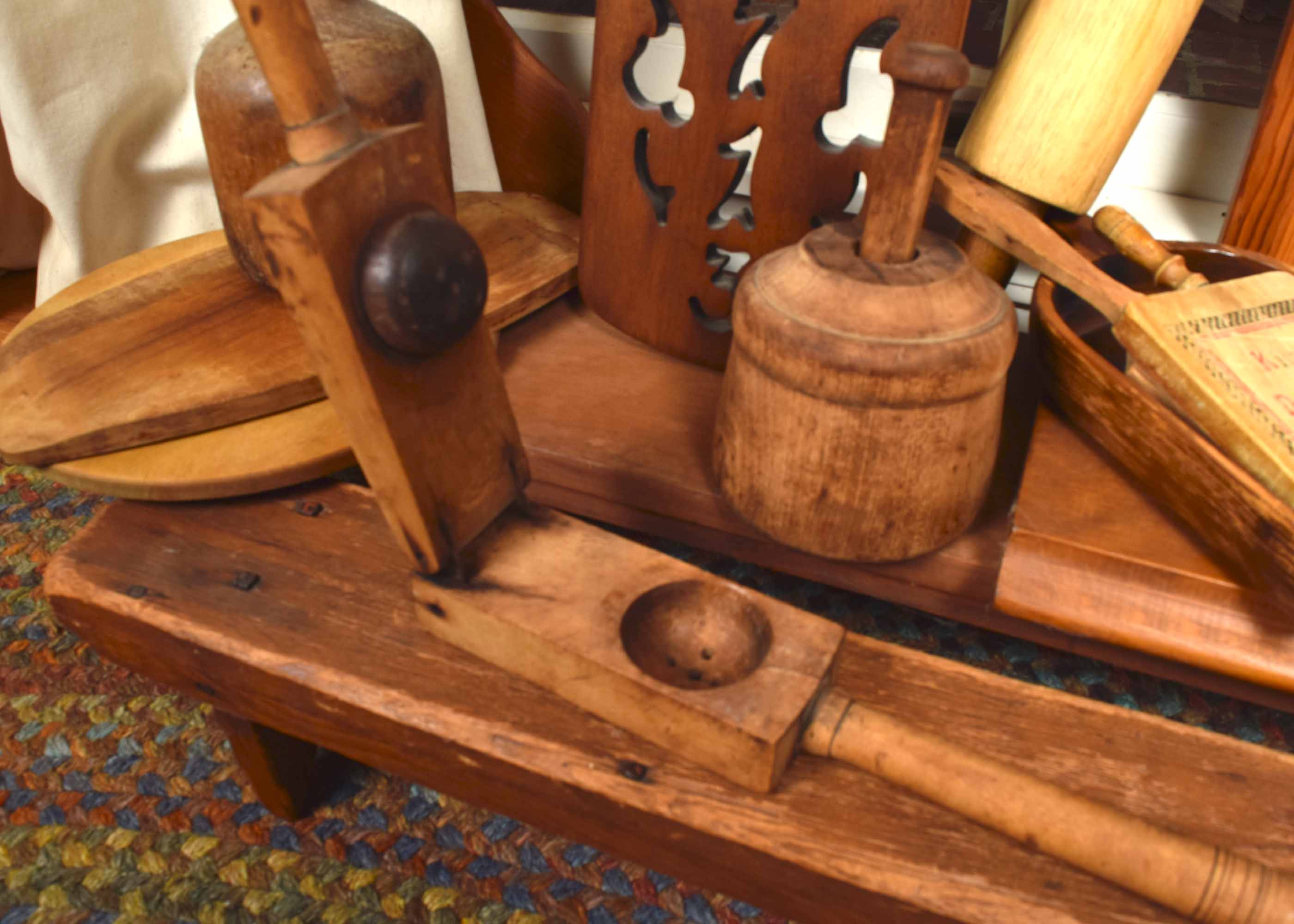 Vintage and Antique Wooden Tools and Decor