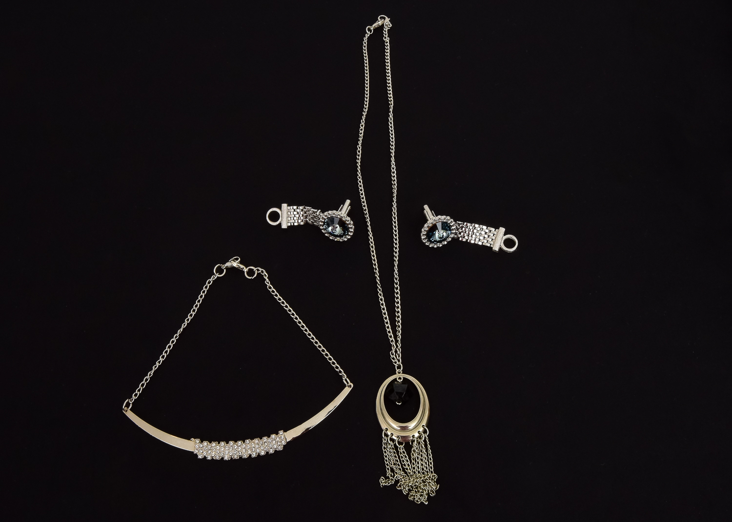 Silver-Toned Costume Jewelry