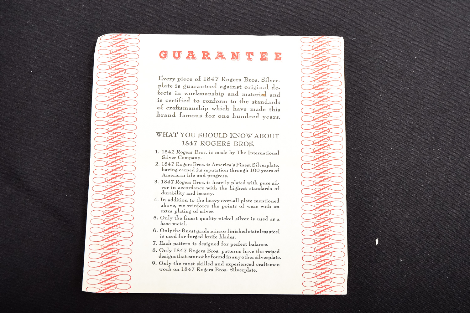 Set of International Silver 1847 Rogers Bros. 100th Anniversary Edition Silver Plated Flatware