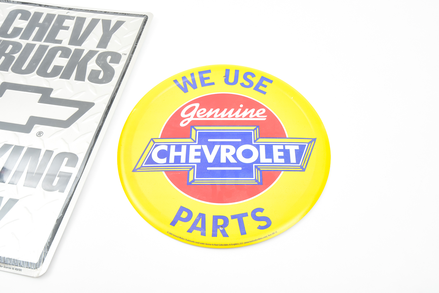 Set of Chevrolet Advertising Signs