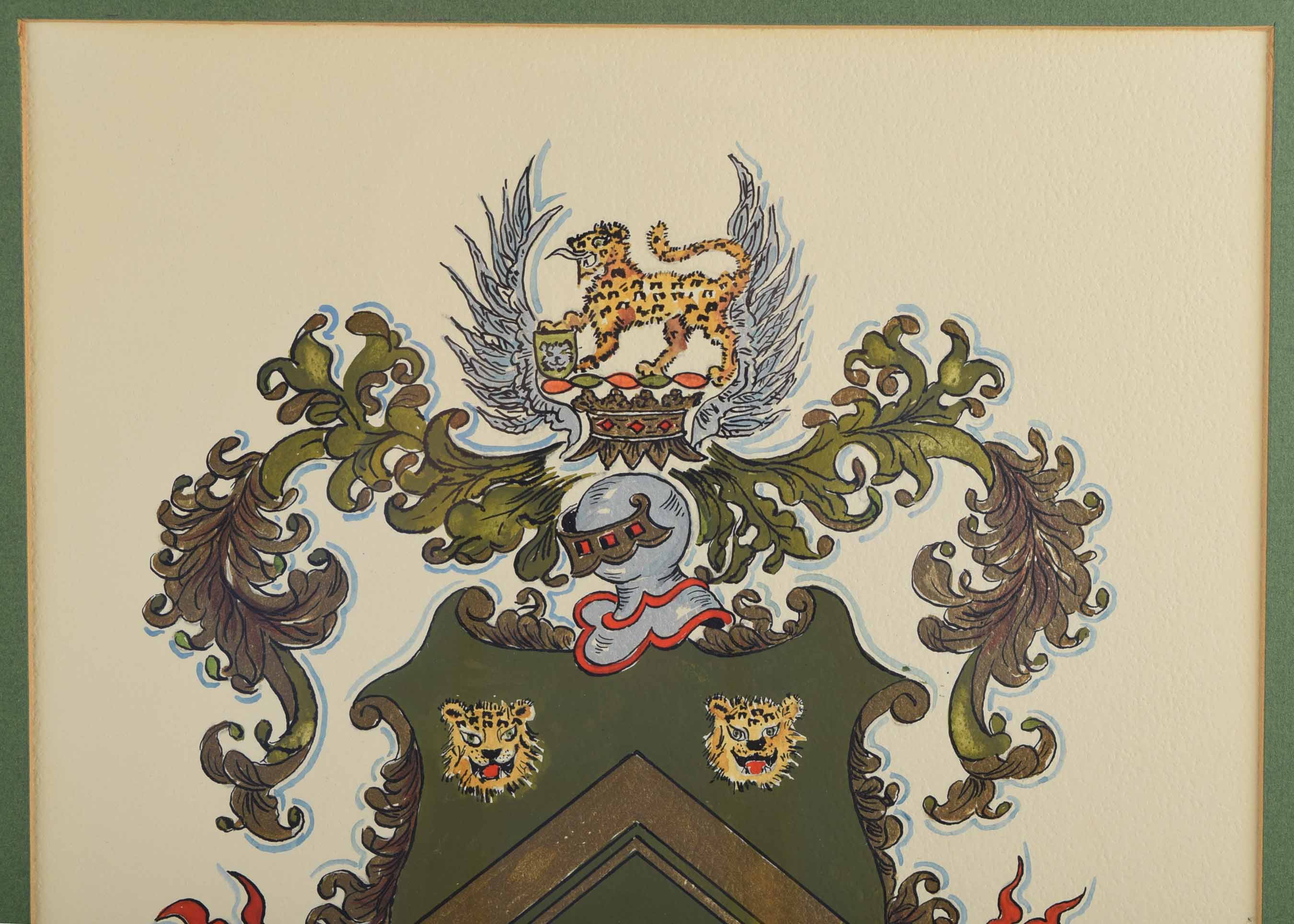 Framed McCurdy Family Crest