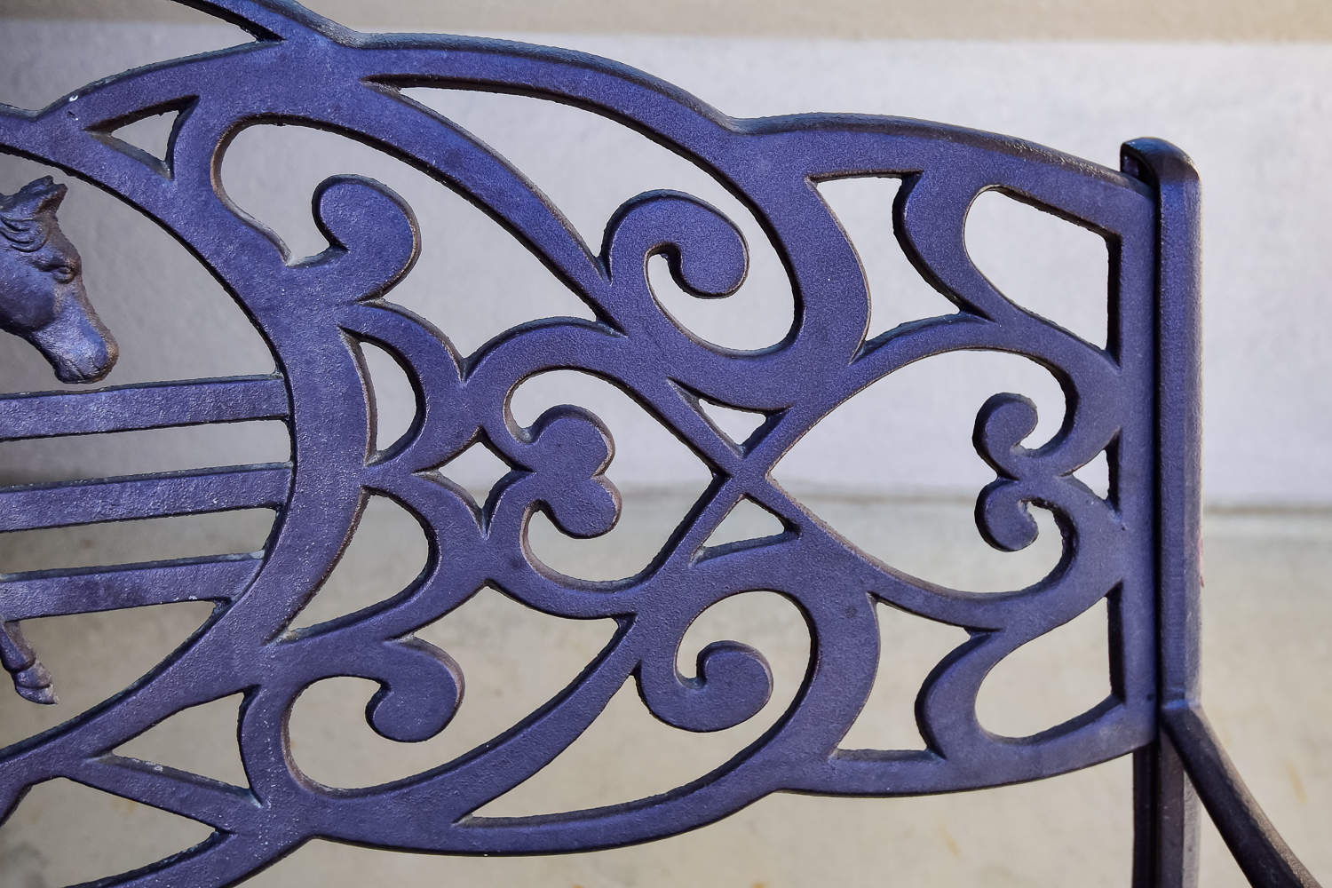 Cast Iron Patio Garden Bench