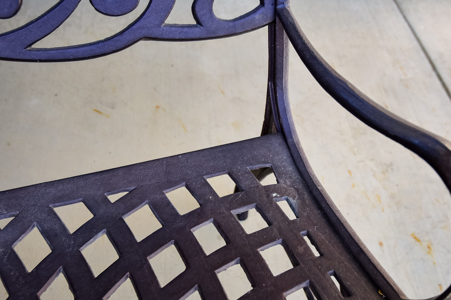 Cast Iron Patio Garden Bench