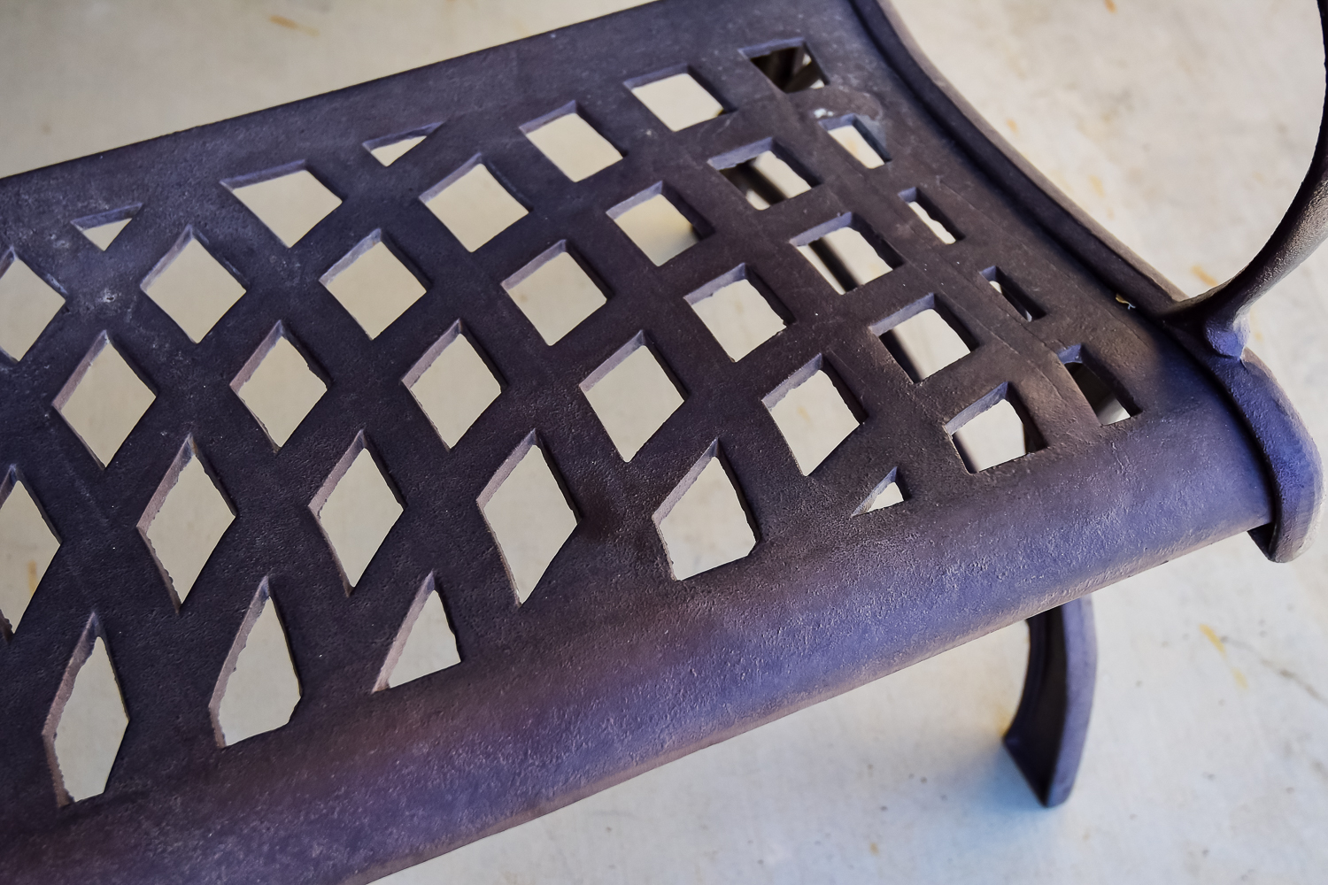 Cast Iron Patio Garden Bench