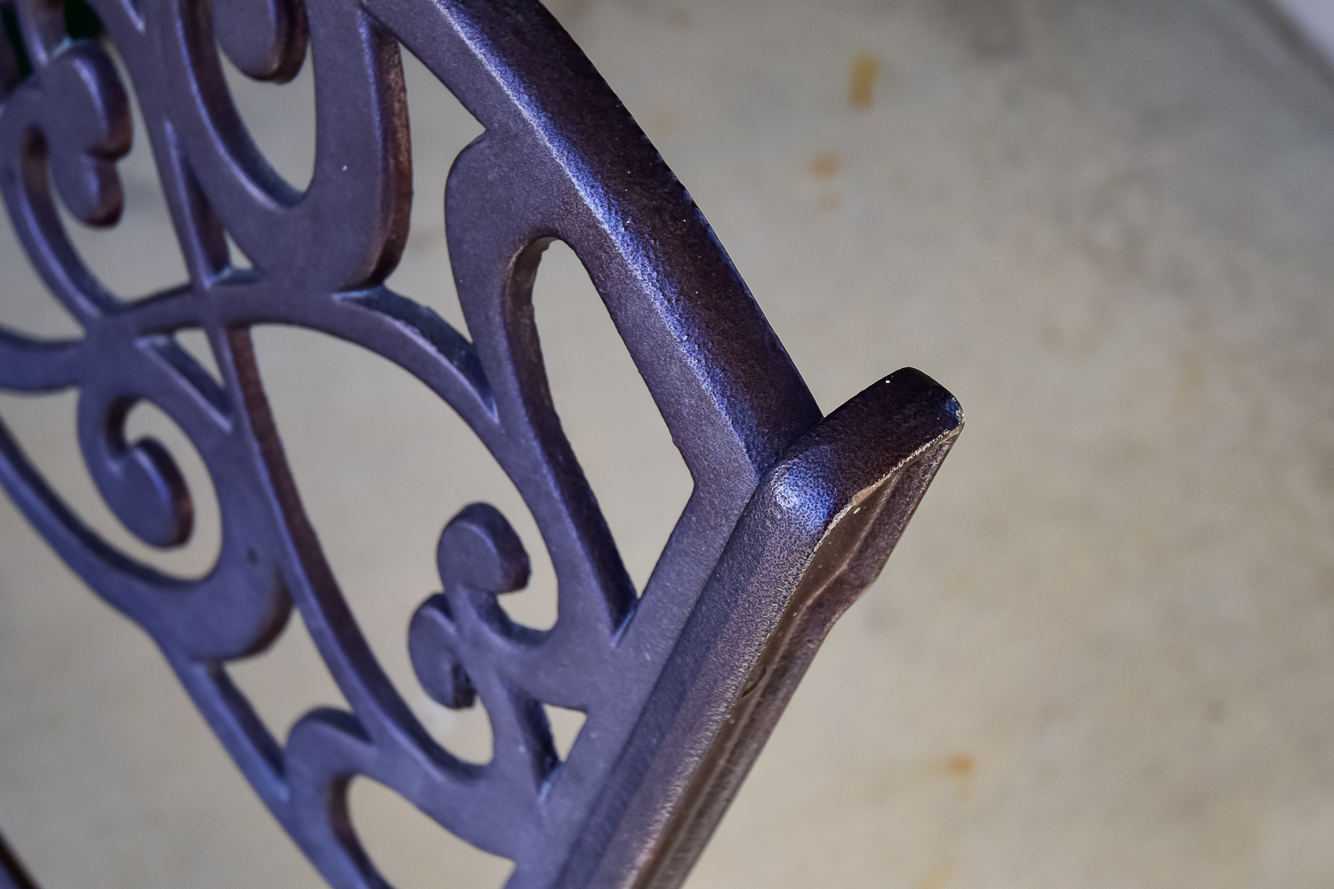 Cast Iron Patio Garden Bench